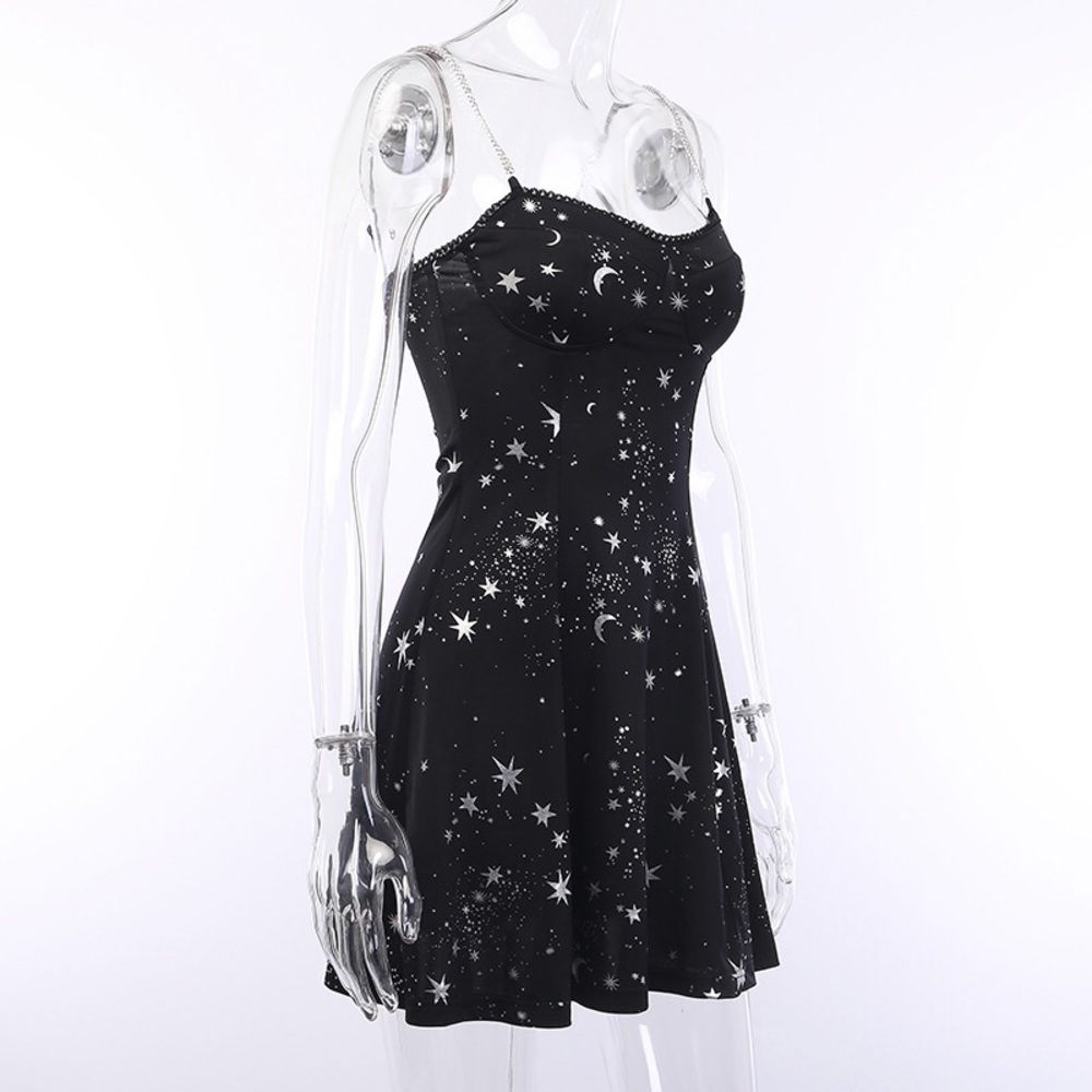 Galaxy Stars Mini Dress - Picture 5 of 8